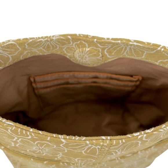 HOBO Crossbody bag Small Pier Printed Leather Floral Magnetic closure Like new - Picture 10 of 13